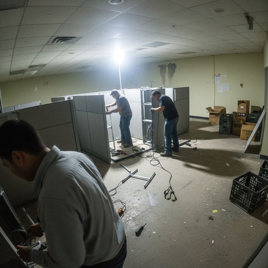 Engineered dust control on silica-regulated plant floor